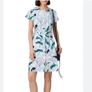 Tory Burch Ivory Bloom Shirtdress